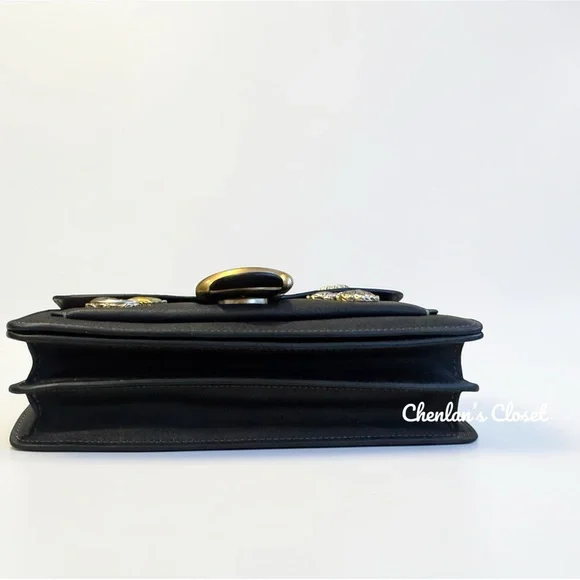 NWY Coach Tabby Shoulder Bag 26 with Pins Black Leather - Picture 8 of 13